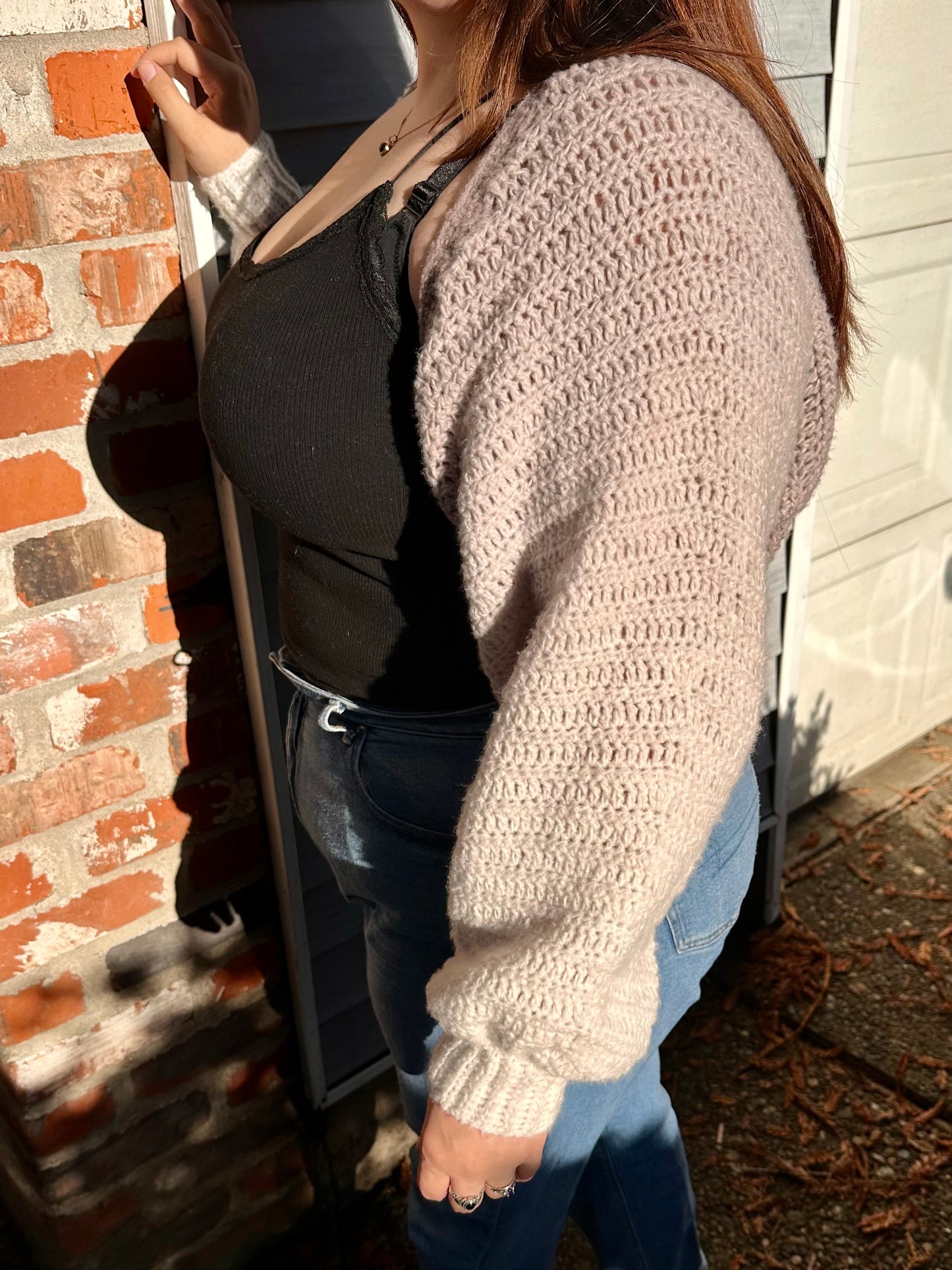 Taupe Tilda Shrug