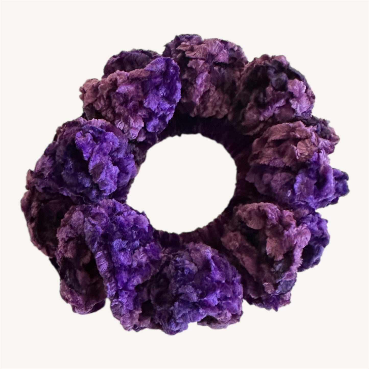 Potent Purple Velvet Scrunchie
