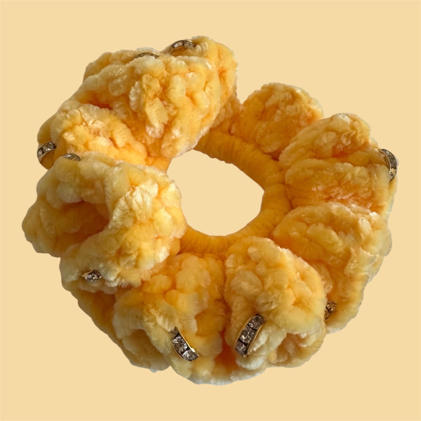 Juicy Couture Aspen Gold Scrunchie with Jewels