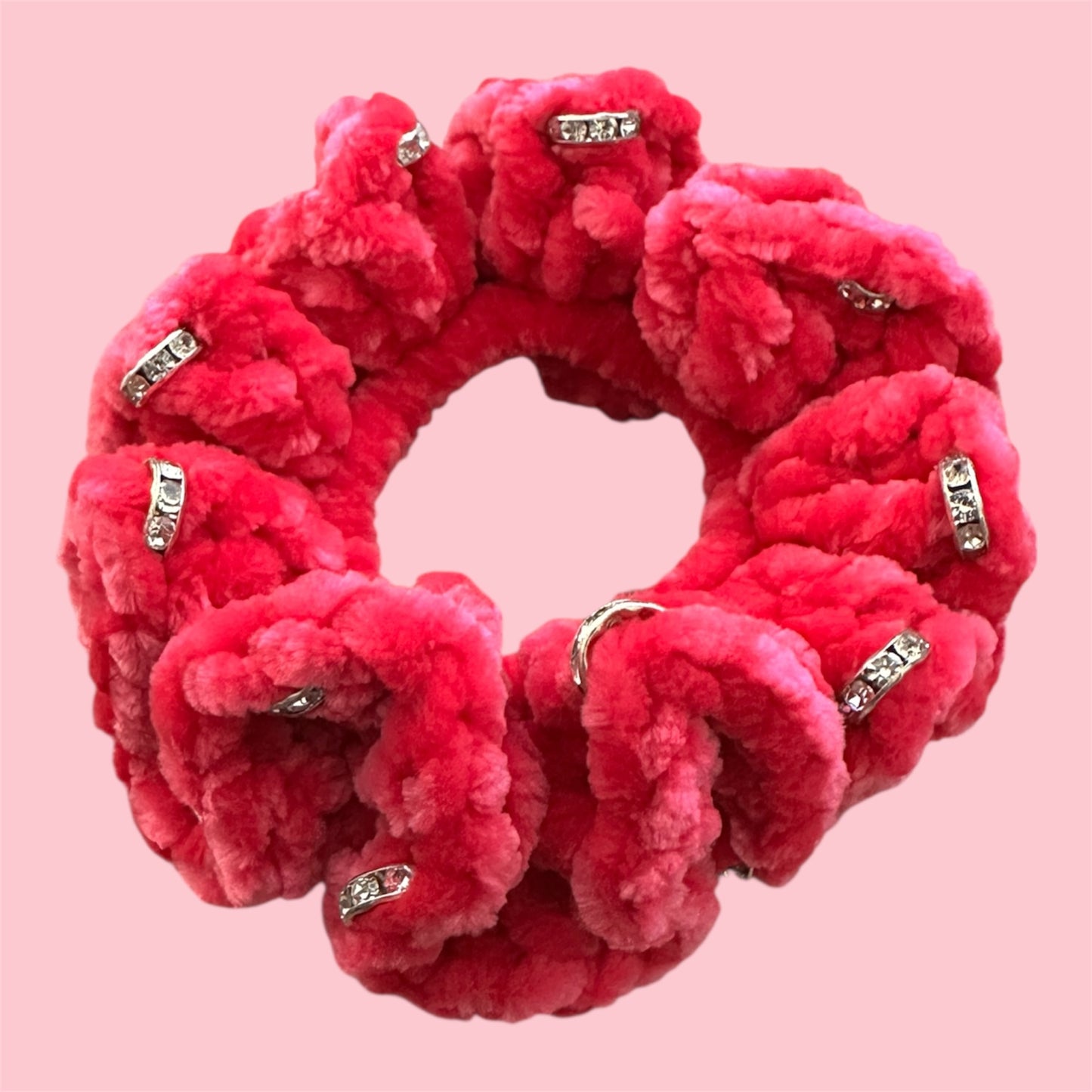 Juicy Couture Free Love Scrunchie with Jewels