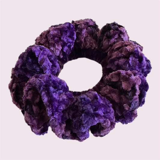 Potent Purple Velvet Scrunchie
