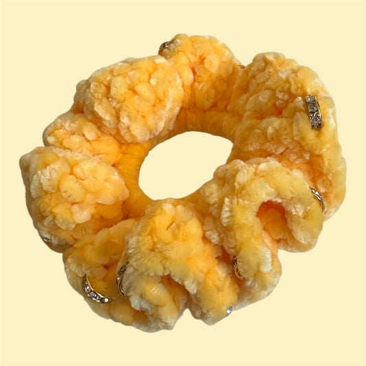 Juicy Couture Aspen Gold Scrunchie with Jewels